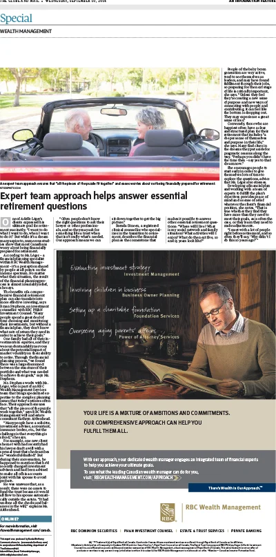 Expert team approach helps answer essential  retirement questions