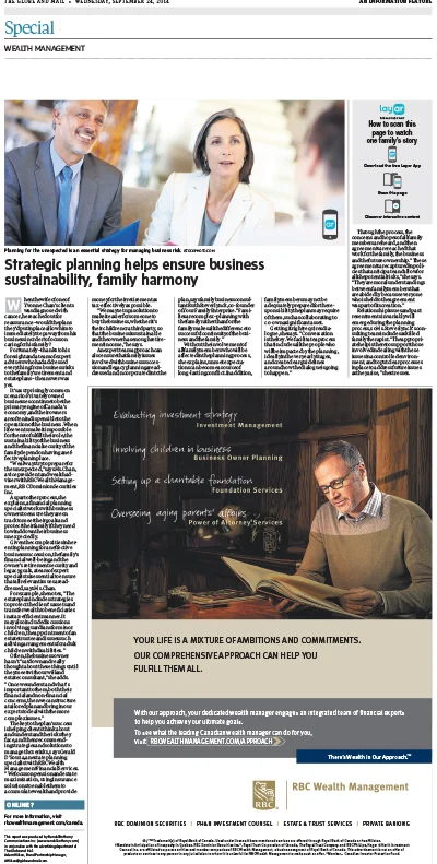 Strategic planning helps ensure business  sustainability, family harmony