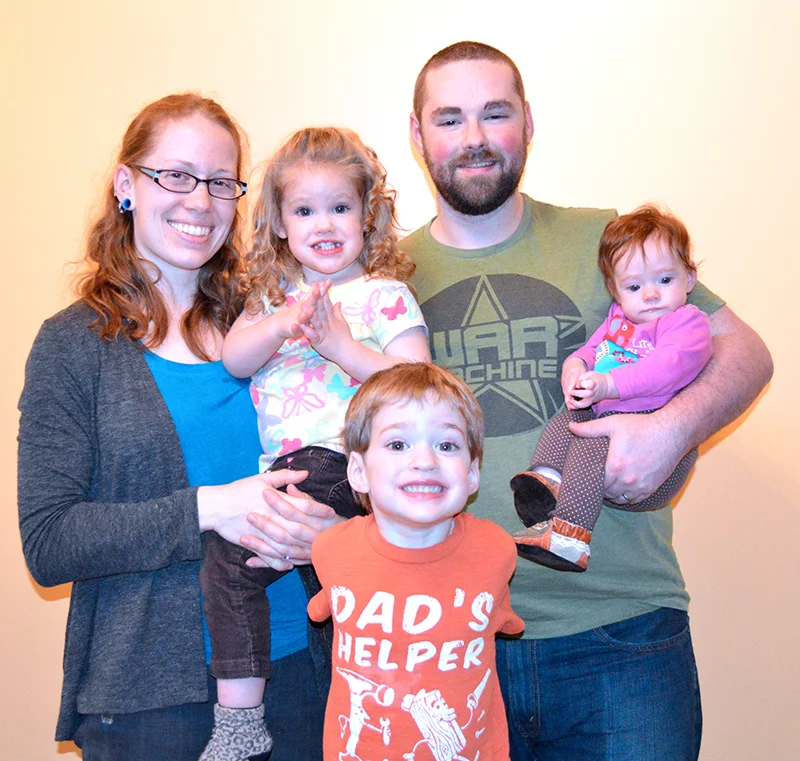 Erin Johnstone and her husband Chris are both living with type 1 diabetes. They know how important it is to keep their blood sugar levels within a normal range. Glycemic control can be especially challenging during pregnancy and can affect the health of both mother and baby. supplied