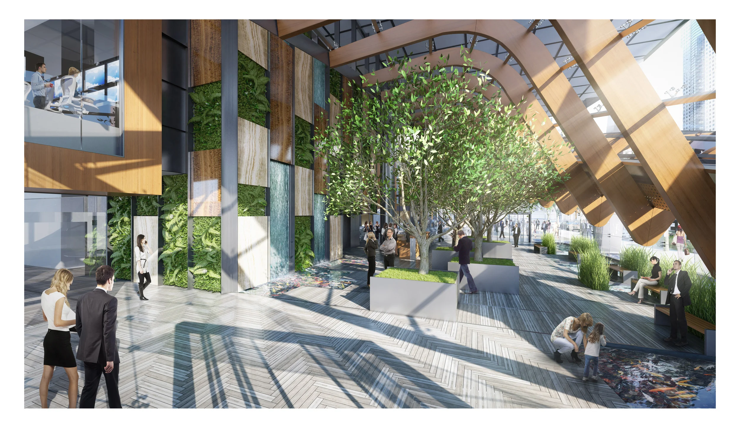 Every aspect of the TELUS Garden project has been designed with sustainability in mind. supplied