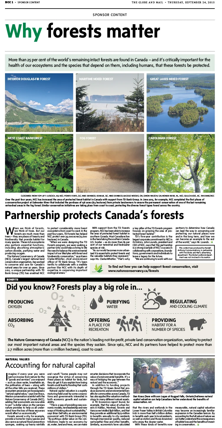 Frontenac Arch forest corridor supports many species