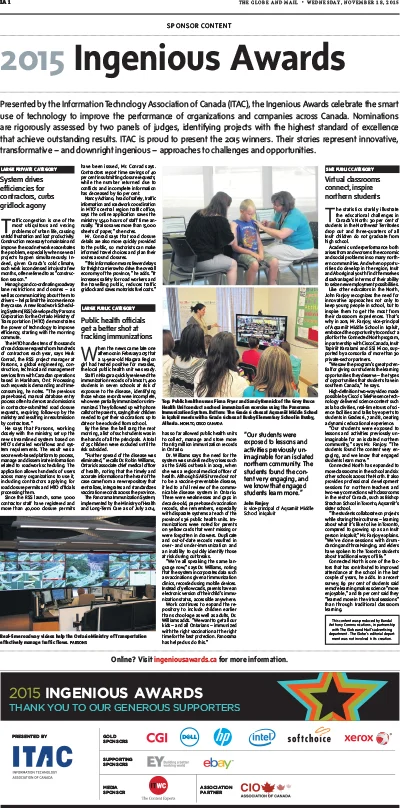 2015 Ingenious Awards