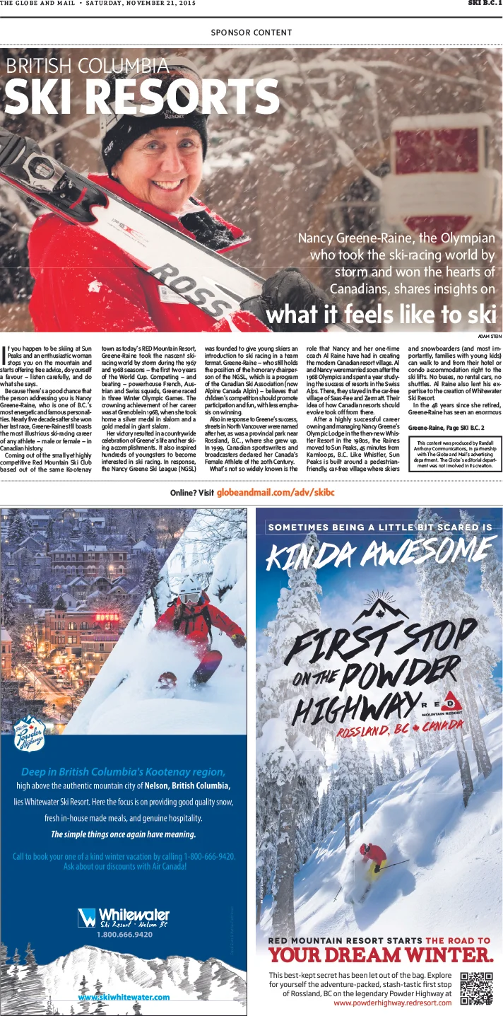 What it feels like to ski