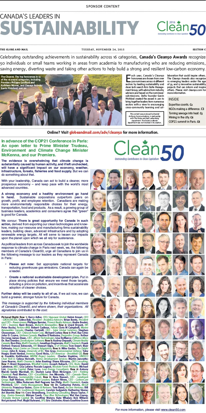 Growing momentum for low-carbon economy brings opportunity for sustainable solutions