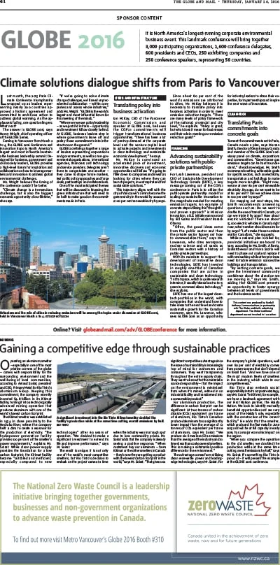 Climate solutions dialogue shifts from Paris to Vancouver