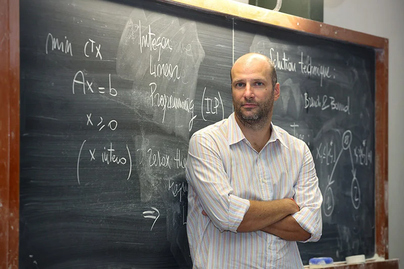 Prof. Andrea Lodi is looking at utilizing mathematical optimization for extracting information from data. supplied