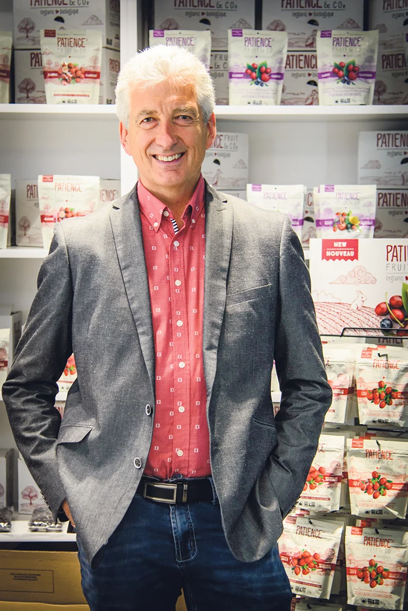 Martin Le Moine and his family stopped using pesticides and other chemicals on their farm 20 years ago and now own the multimillion-dollar company Fruit d’Or. supplied