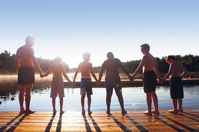 Children at Camp Ooch don’t dwell on living with cancer. supplied