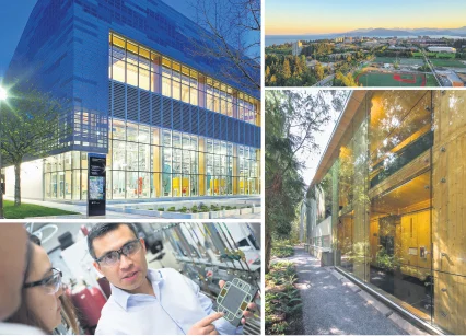 When it comes to sustainability, UBC is leading by example: greenhouse gas emissions are down, even while the campus has grown in student numbers and infrastructure. supplied