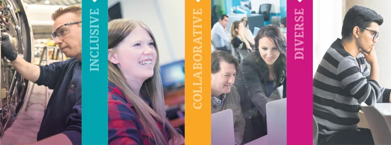 Student bodies at colleges and institutes are increasingly multicultural and diverse. From left, Okanagan College, Sakatchewan Polytechnic, Sheridan College, Algonquin College. 