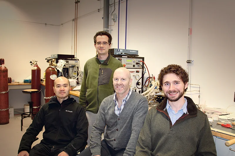 The recent winner of the international Start Up Energy Transition (SET) Award, Ionomr was launched in 2015 by a team from SFU’s department of chemistry and the Invention to Innovation (i2I) commercialization program, which aims to give graduates the tools for commercializing inventions. supplied