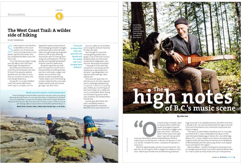BC Ferries onBoard magazine