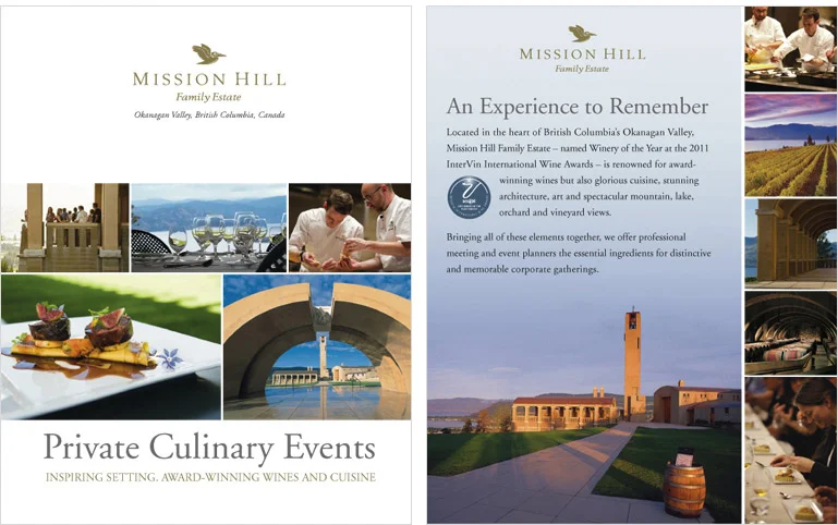 Mission Hill Family Estate Winery brochure