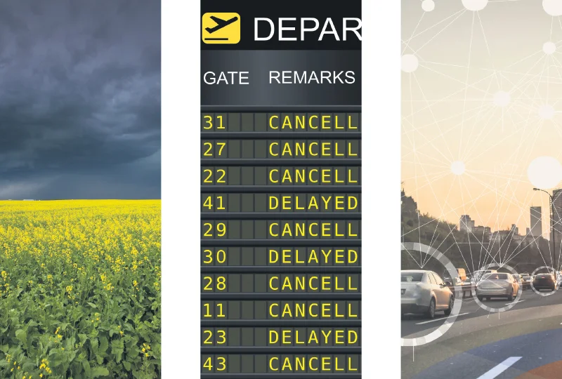 Innovative insurance solutions make it easier for customers to be compensated; for example, when farmers’ crops are affected by adverse weather conditions or when travellers’ flights are delayed. And sensor technology enables insurance providers to encourage and reward safe driving behaviour. istock.com