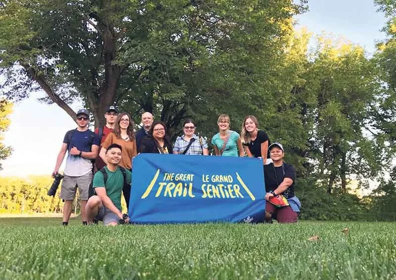 A successful Instameet: Earlier this year, a group celebrated their exploration of the Trail in Winnipeg. Dayna Robbie