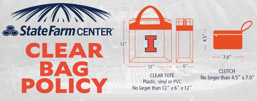 State Farm Center Bag Policy