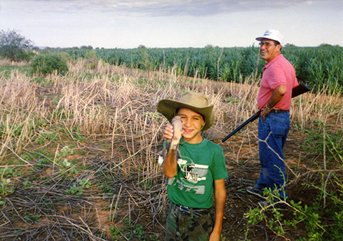 Dove hunting with Dad and Grandpa