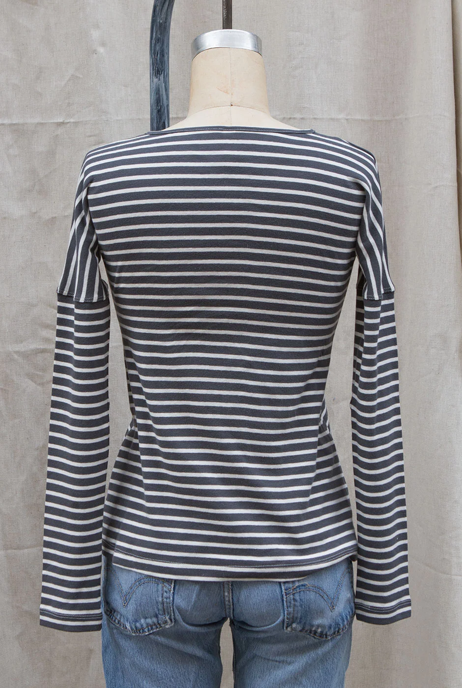 striped sailor shirt in organic cotton