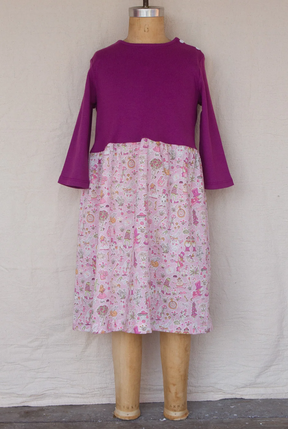 BAKER ISLAND DRESS - PURPLE / PINK ALICE in WONDERLAND  Sailor Rose