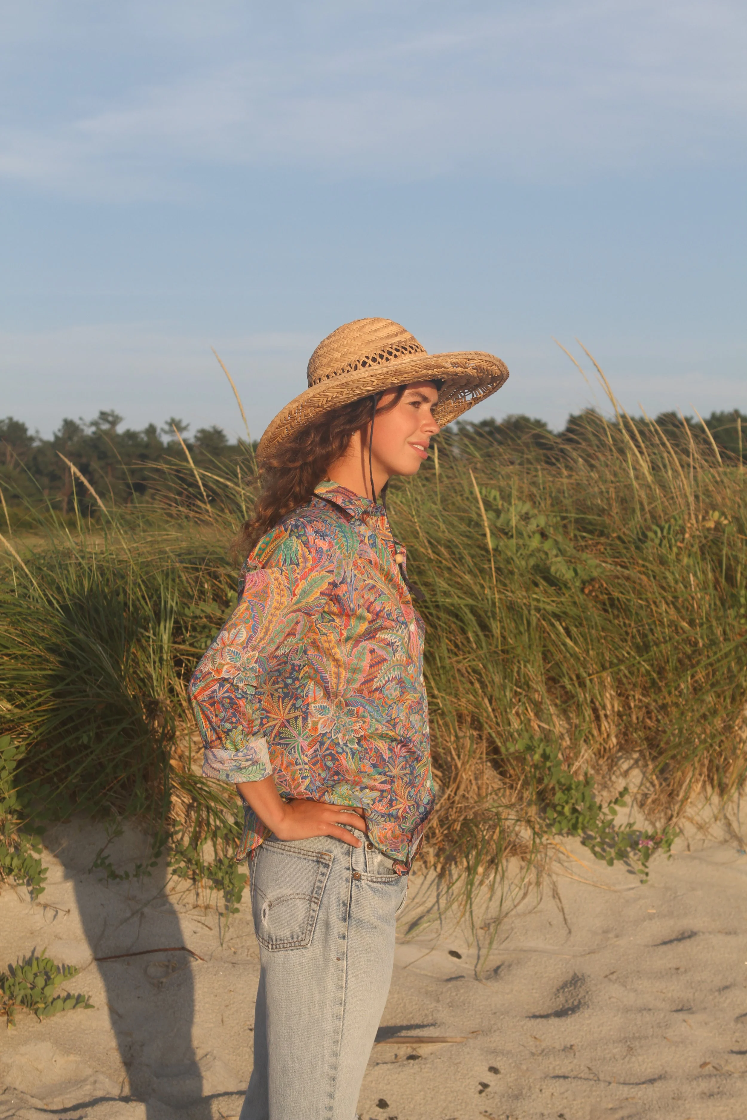 PORTLAND SHIRT IN RED ADELPHI VOYAGE -XS — Sailor Rose
