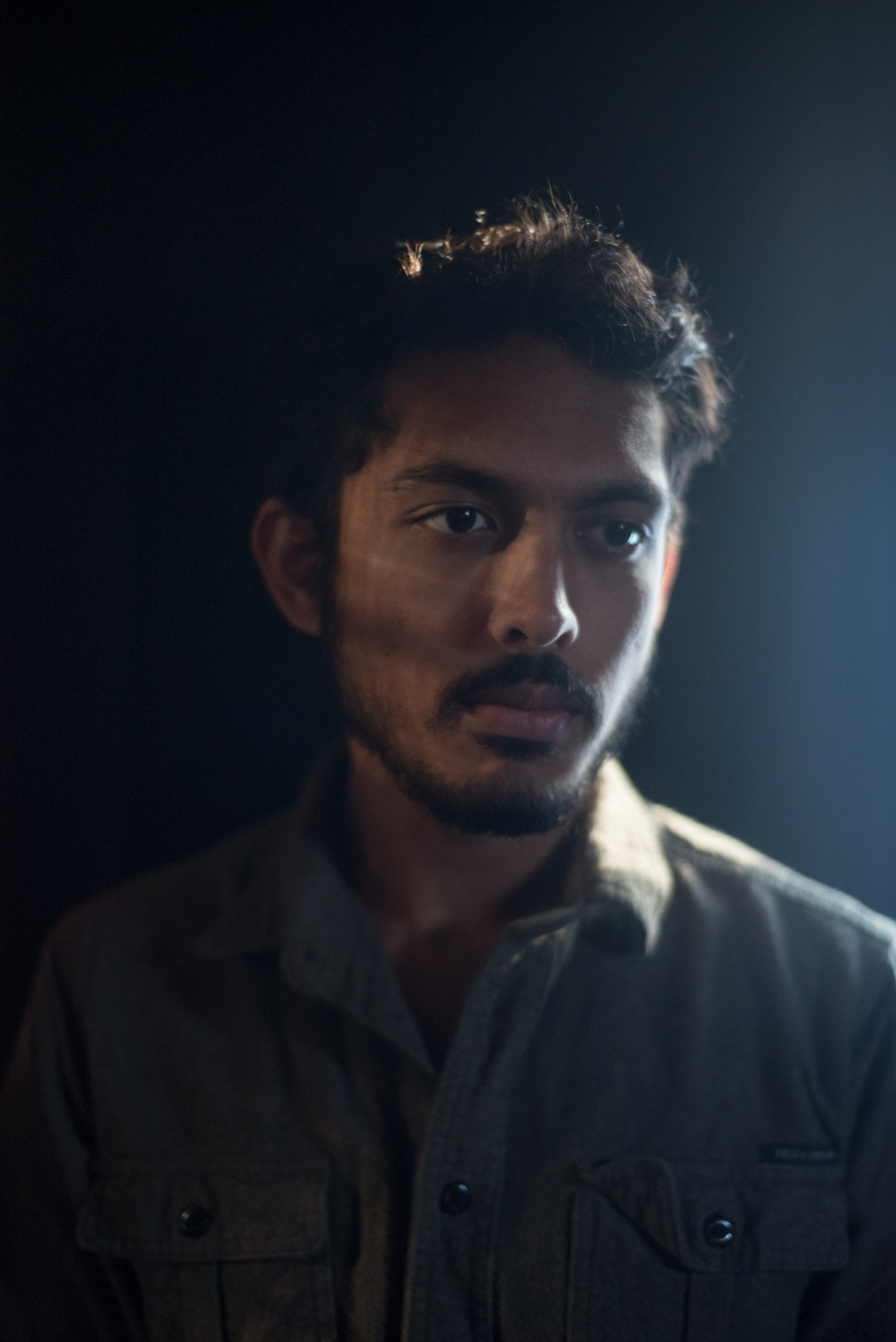 Henry Sookram sits for a portrait in the Adirondacks, NY Jan, 2019.