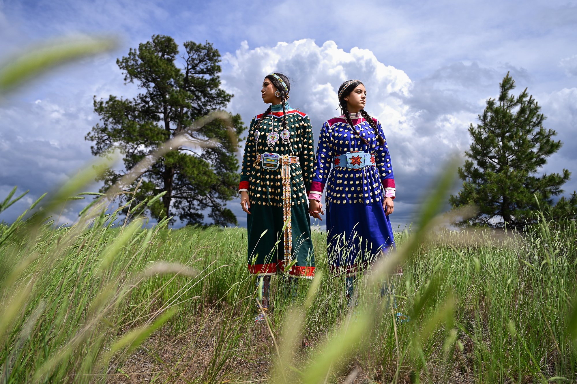 Sannah and Sarah Windy Boy for Western Native Voice.