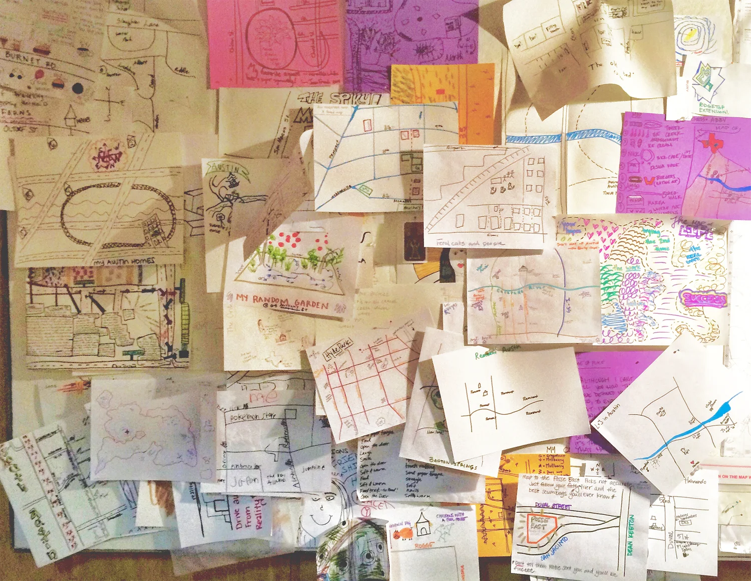 Maps collected during EAST 2014