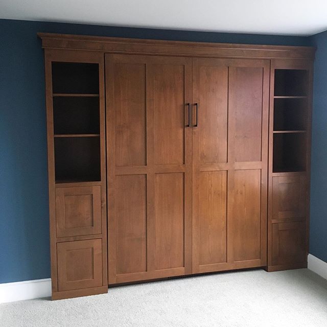 I was very happy to wrap up this Murphy bed project yesterday. The project was a nightmare but the clients were amazing.