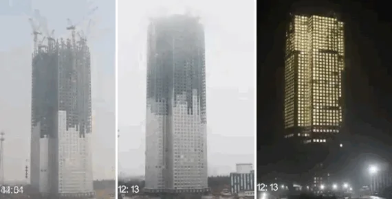 VIDEO: Modular miracle yields instant skyscraper