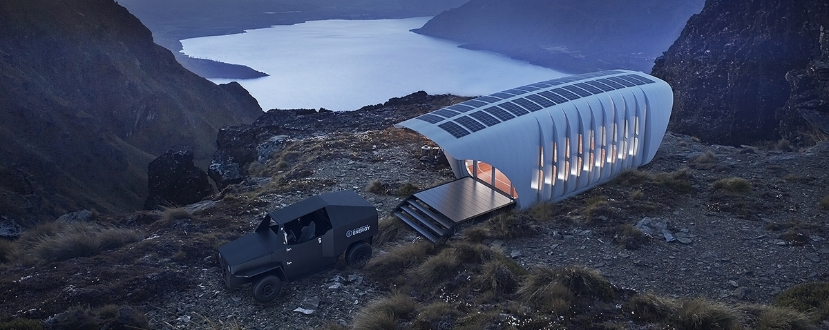 Rapidly renewable, SOM + ORNL design 3D-printed enclosures