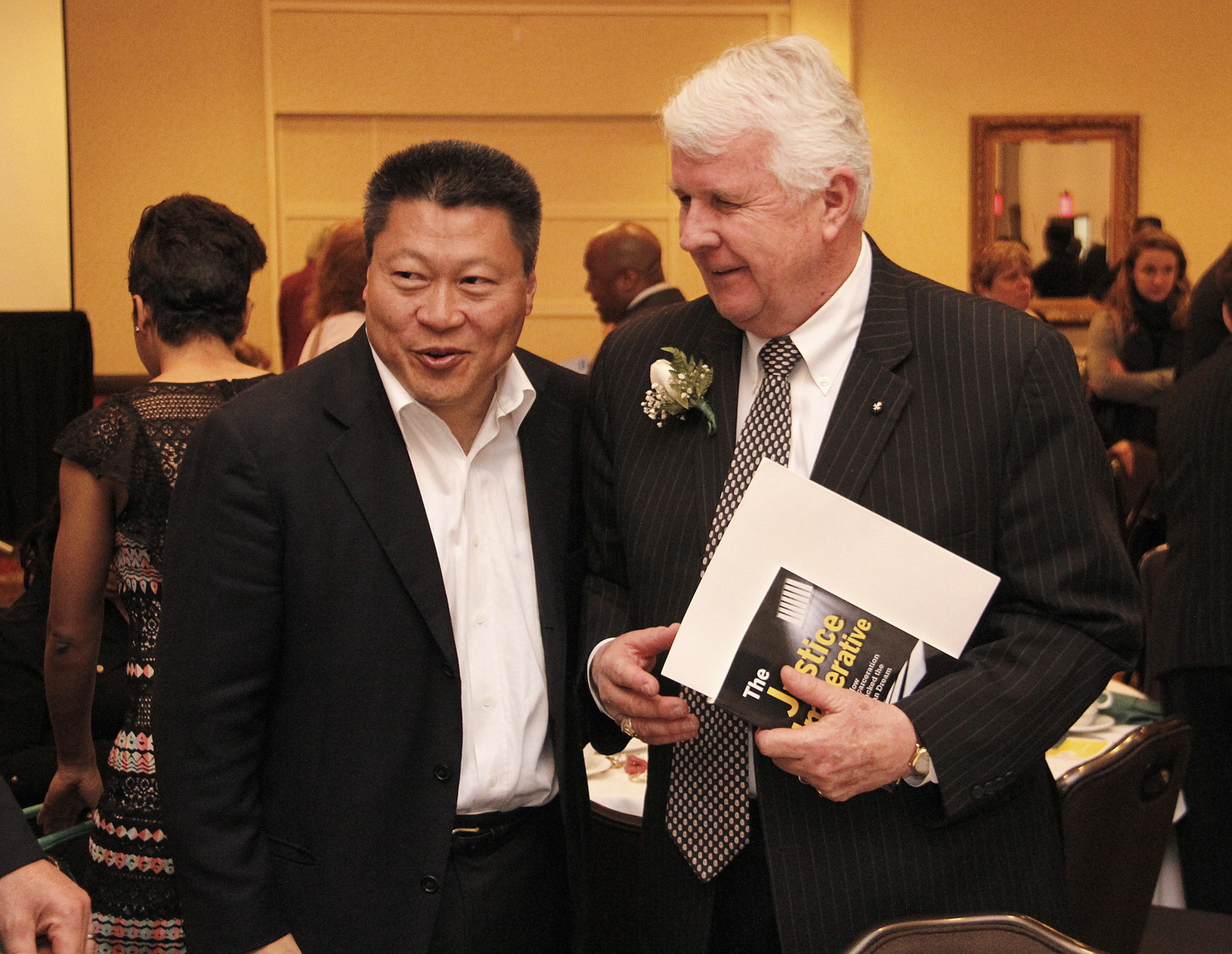  Senator Tony Hwang and Honoree John Santa of Malta Justice Initiative 