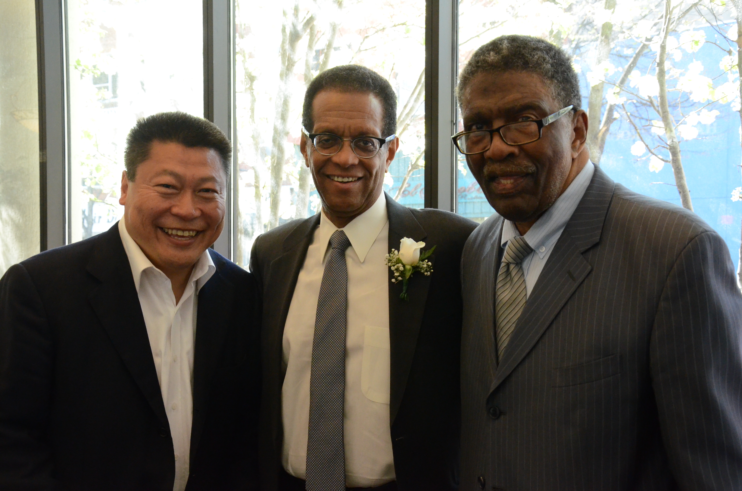 Senator Tony Hwang, Keynote Speaker Bob Herbert and President and CEO of ABCD, Inc. Charles Tisdale 