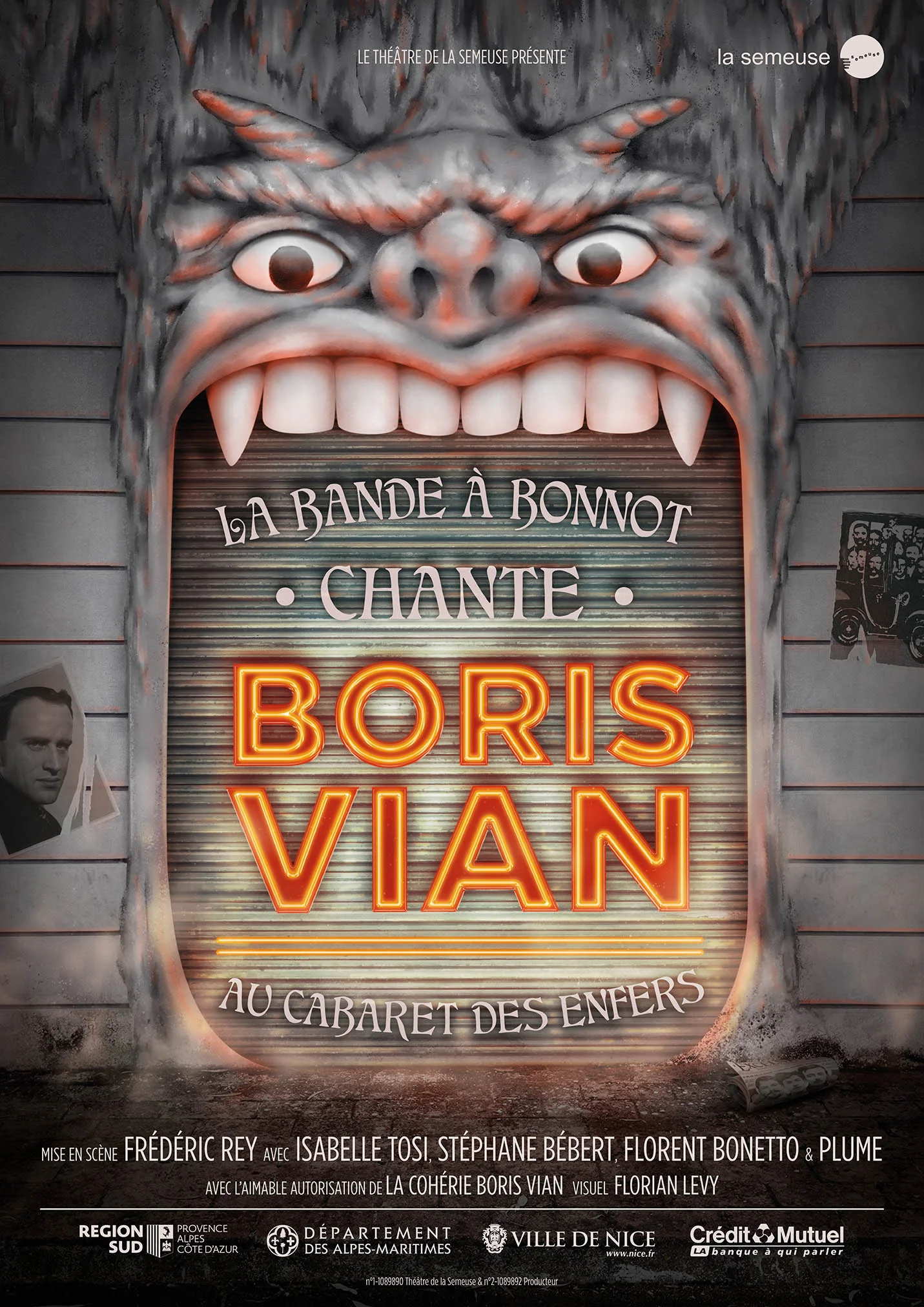 La bande à Bonnot chante Boris Vian au cabaret des enfers • La Semeuse