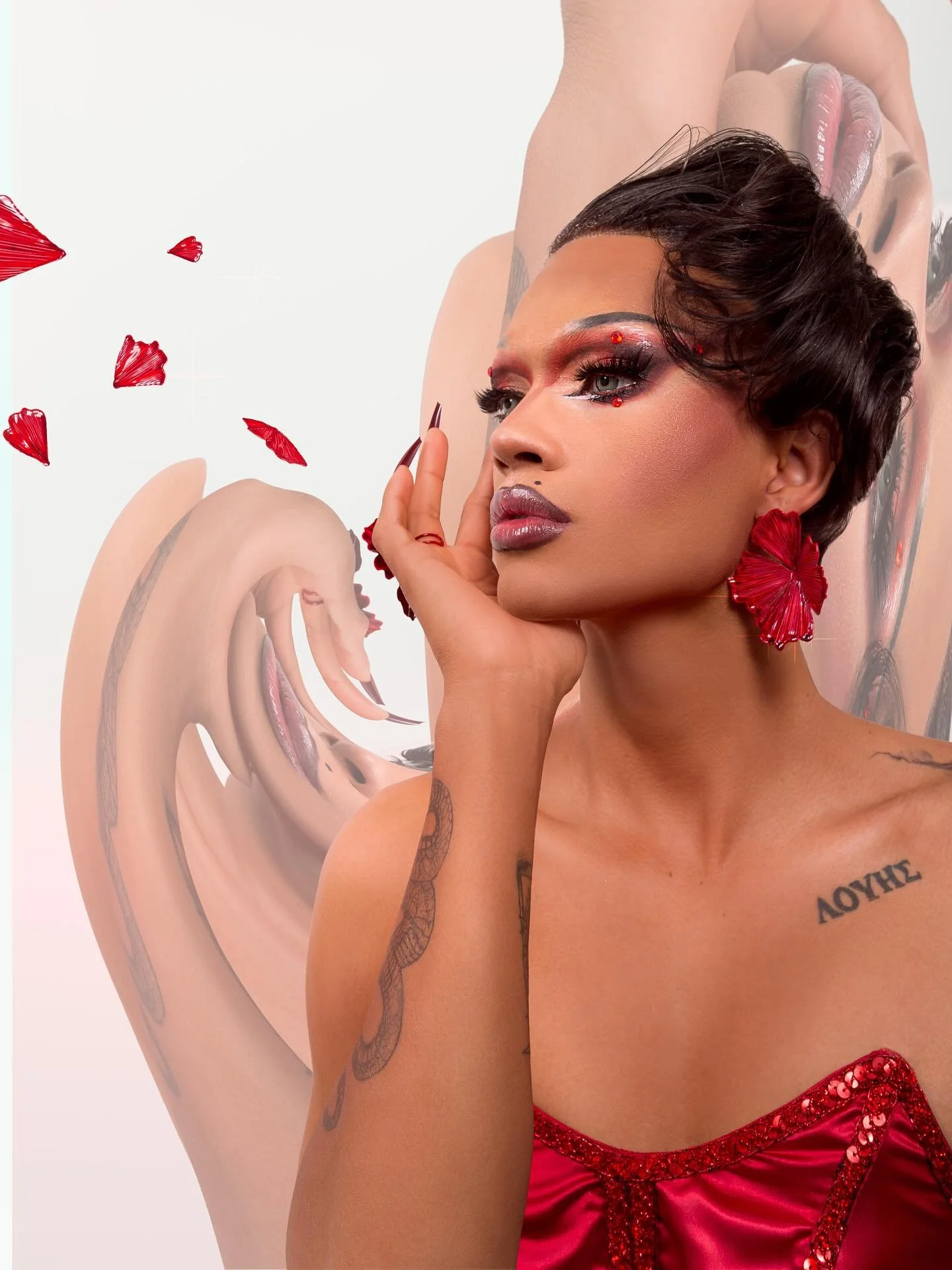 Mod&egrave;le @aviladrag 🌹 
Photo + vid&eacute;os backstage @florian_levy
&mdash; 
Booking en dm 💌
#dragqueen&nbsp;#visualartist