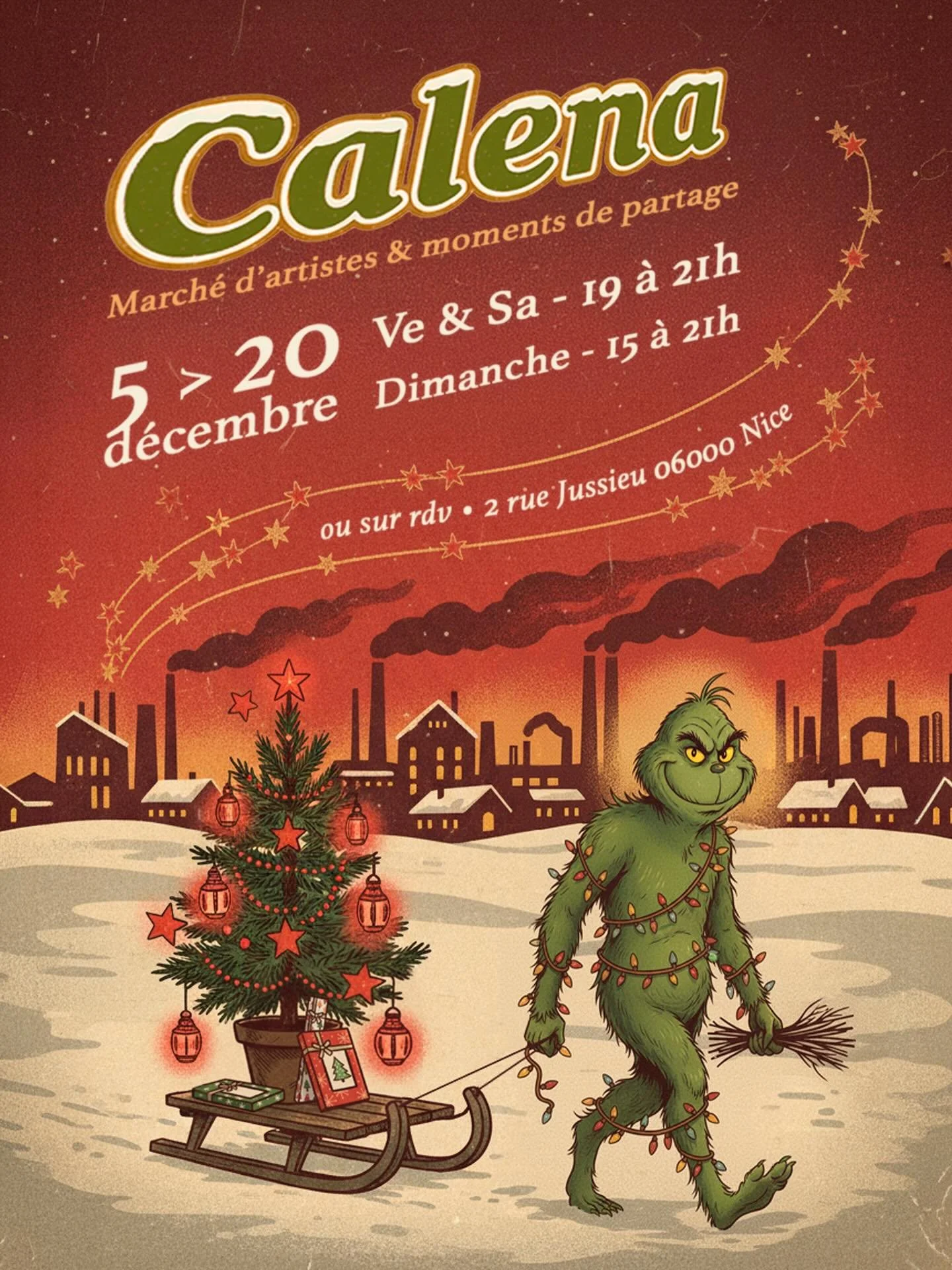 Du 5 au 20 d&eacute;cembre, offrez des &oelig;uvres originales d&rsquo;artistes et partagez un moment dans un march&eacute; de No&euml;l pas comme les autres &agrave; Nice 🔥🎁✨

🧑&zwj;🎨 Les artistes pr&eacute;sent&eacute;s : 🖼️ 
@nathaliebroyelle