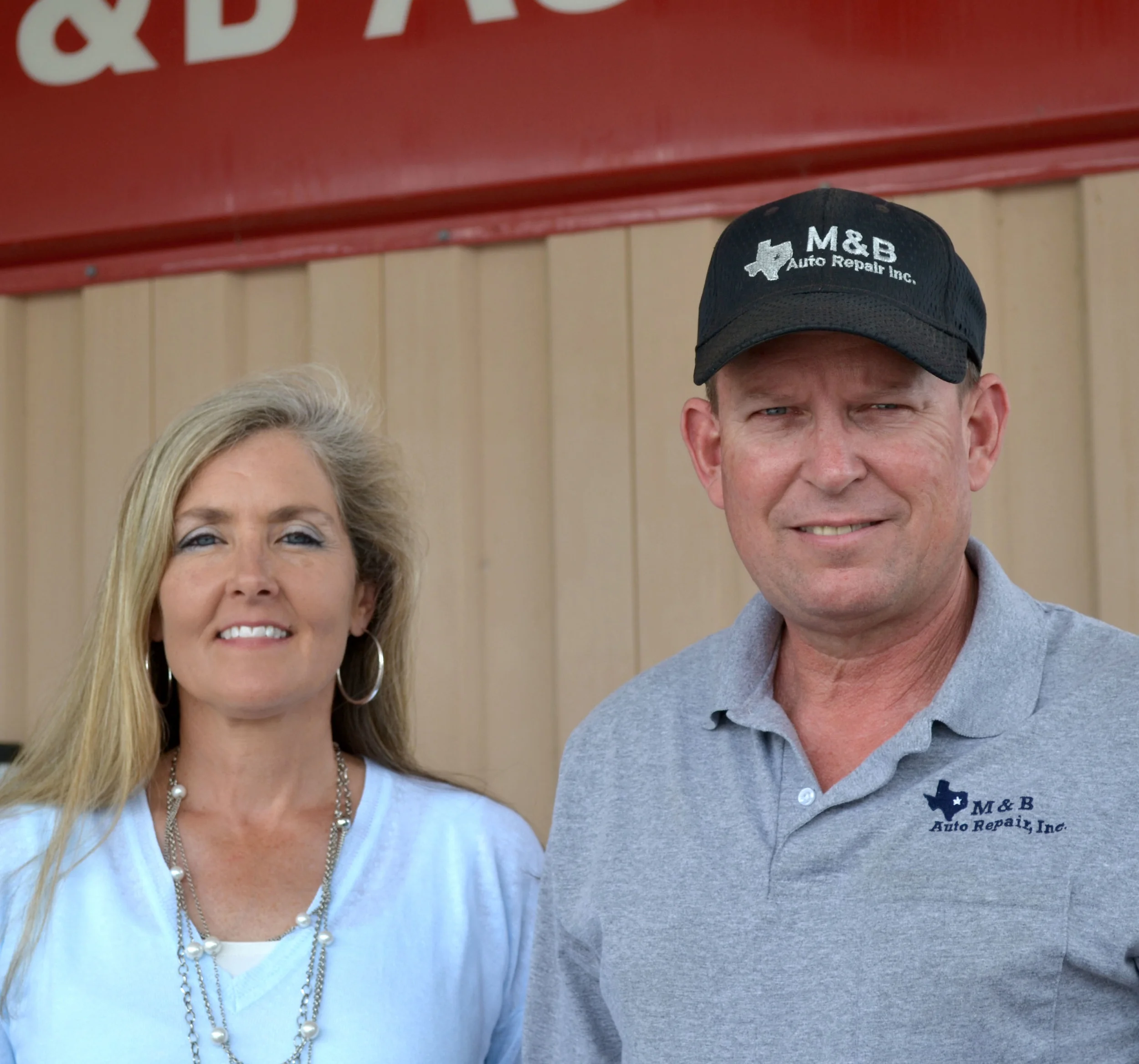 Rick & Karen Miller Owners of M&B Auto Repair