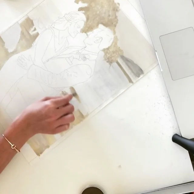 round 1 ✍🏼 congratulations to this awesome couple @darcy_schmidt @tripnistico 💍