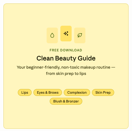 Clean Beauty Guide | 100+ Direct Shopping Links