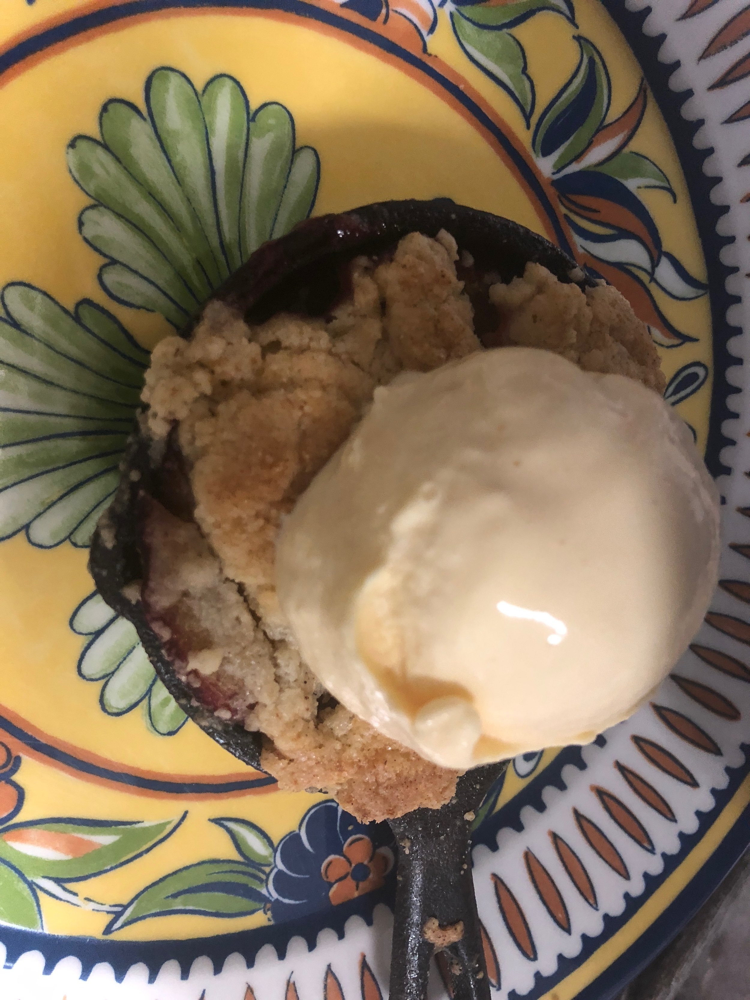 Plum Cobbler Tart