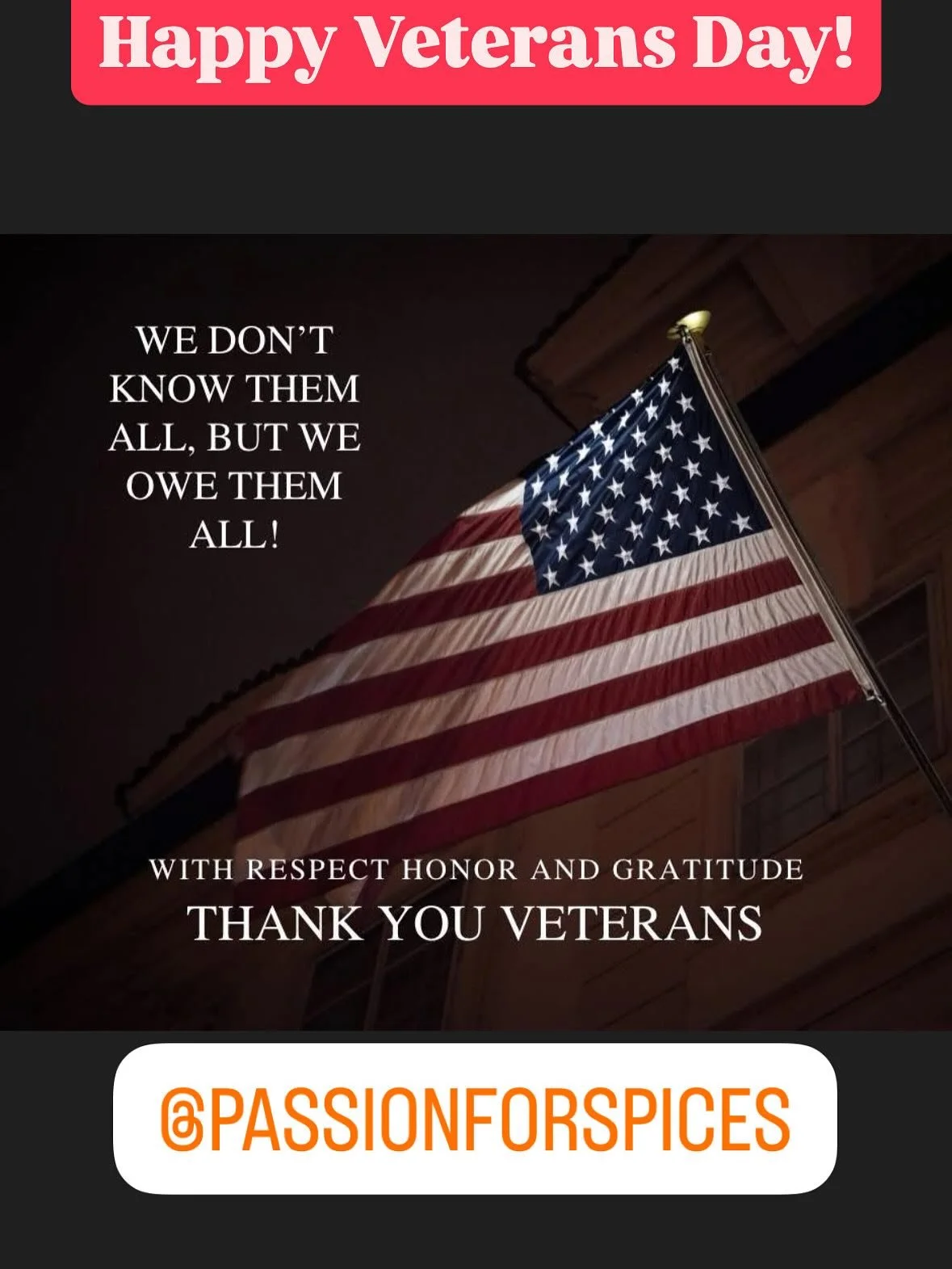 Thanks to all the Veterans who served our country. Remembering all the Fridel family members including my Father-in-Law who is Purple Heart.