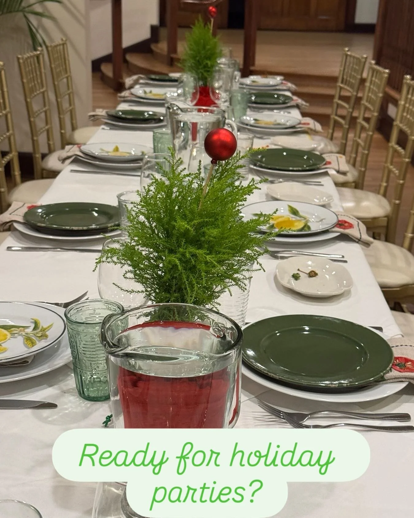 We are looking forward to breaking bread with many family and friends this season!