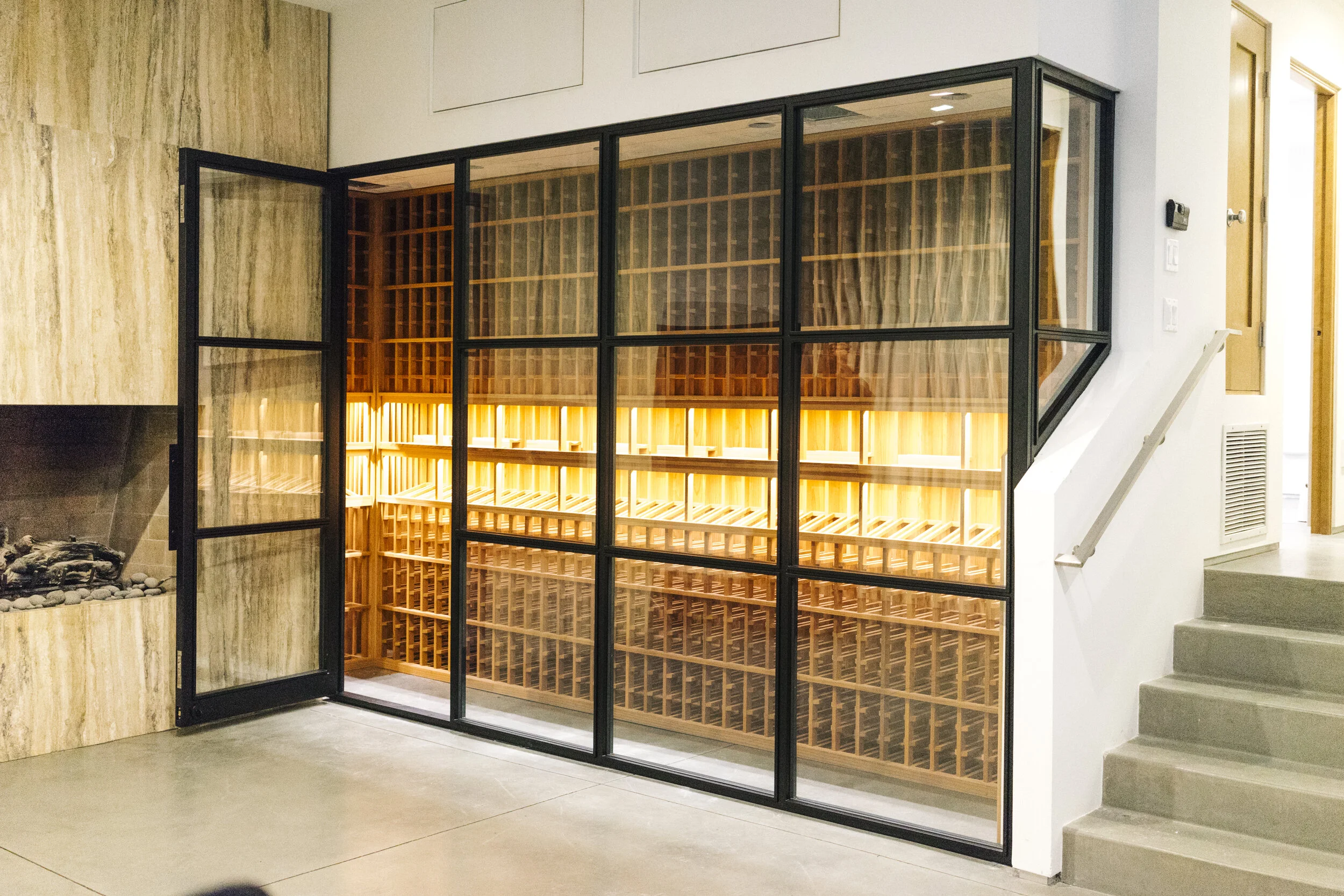 Steel Wine Room Door Gallery — MAIDEN STEEL
