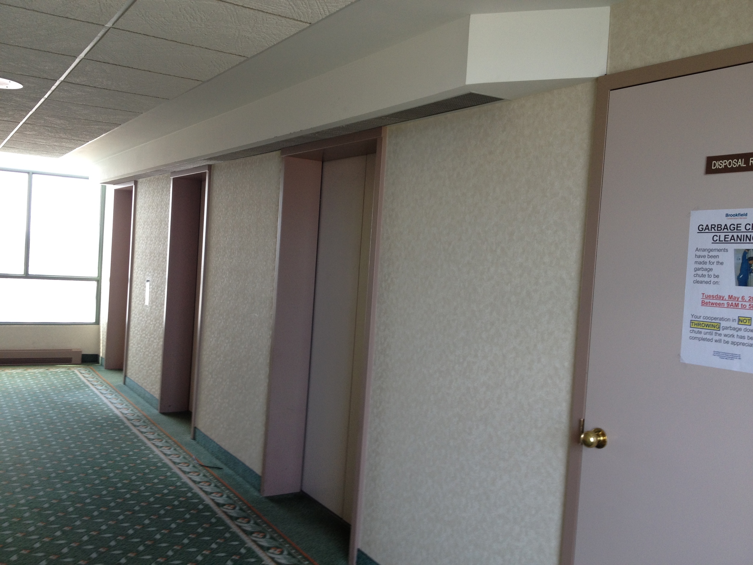 Existing Elevator Lobby Side 2
