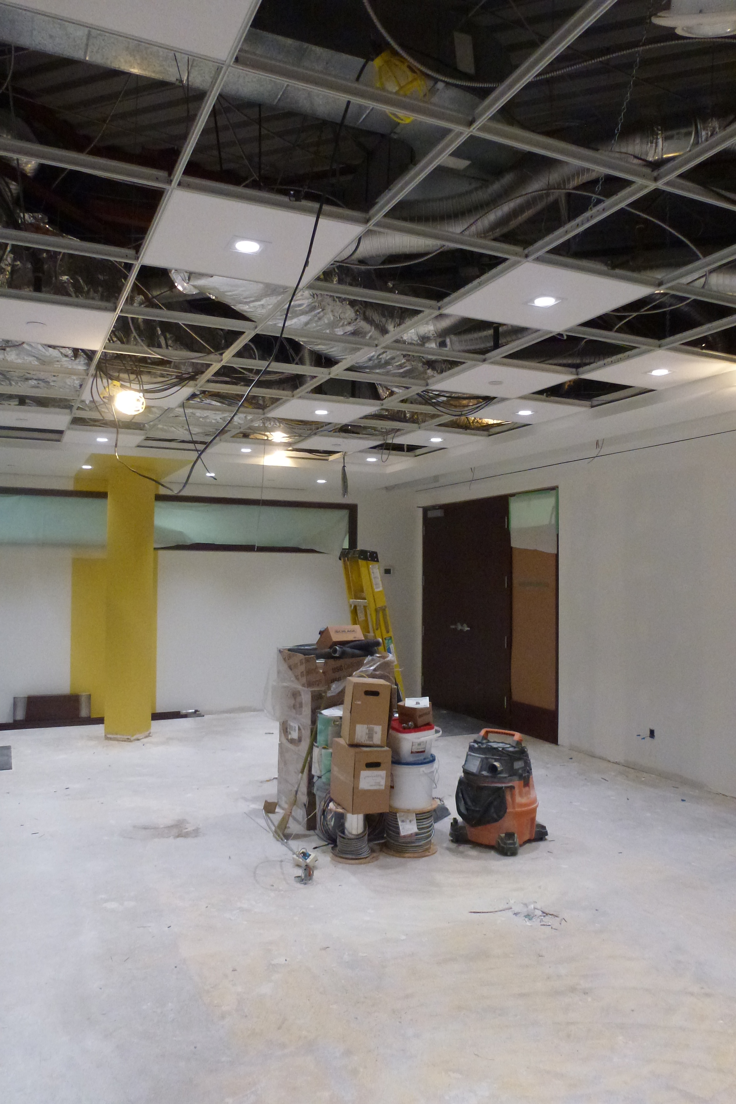 In Progress Lighting Installation