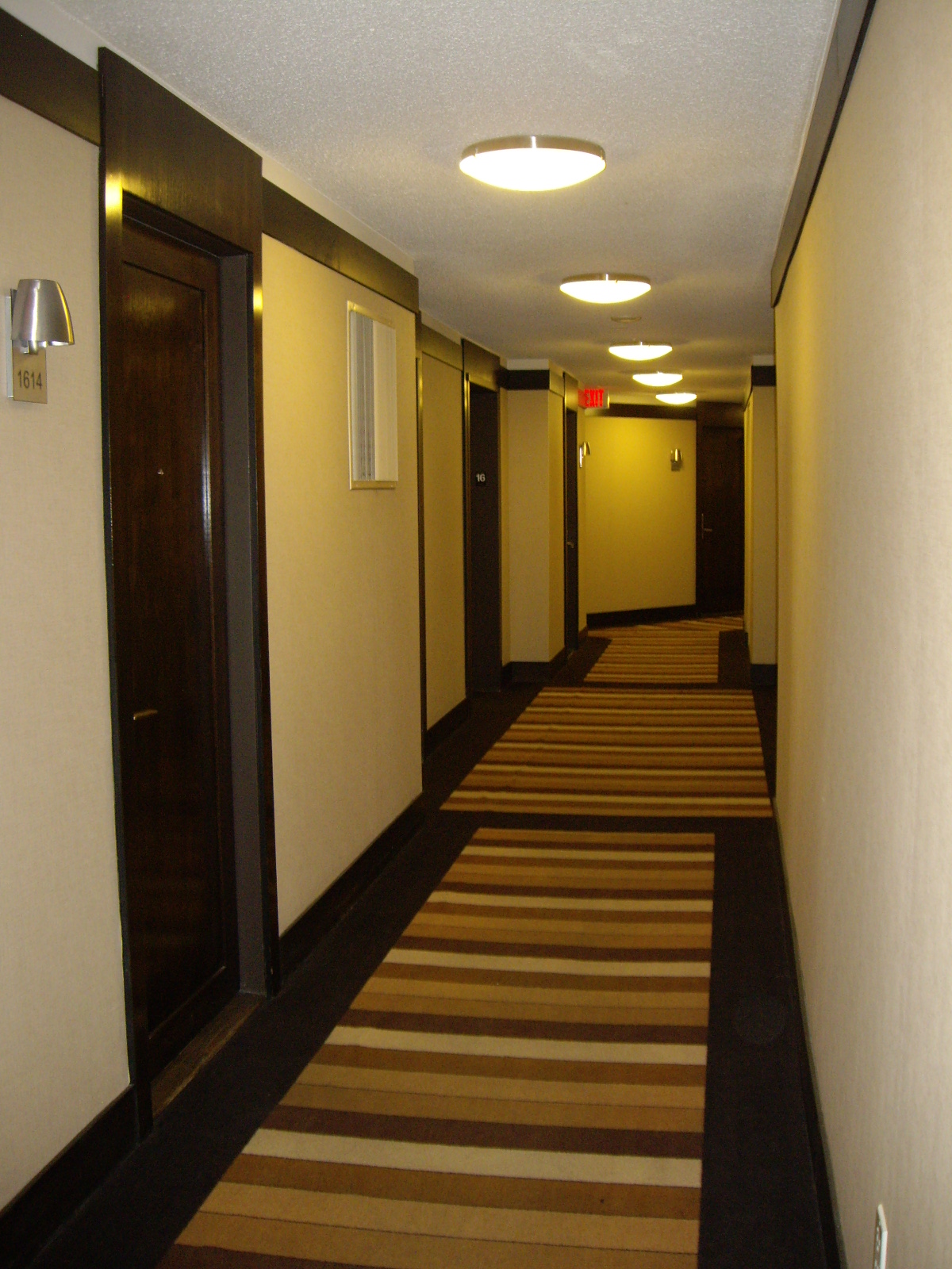 Existing Corridor Carpet and Elevator Lobby