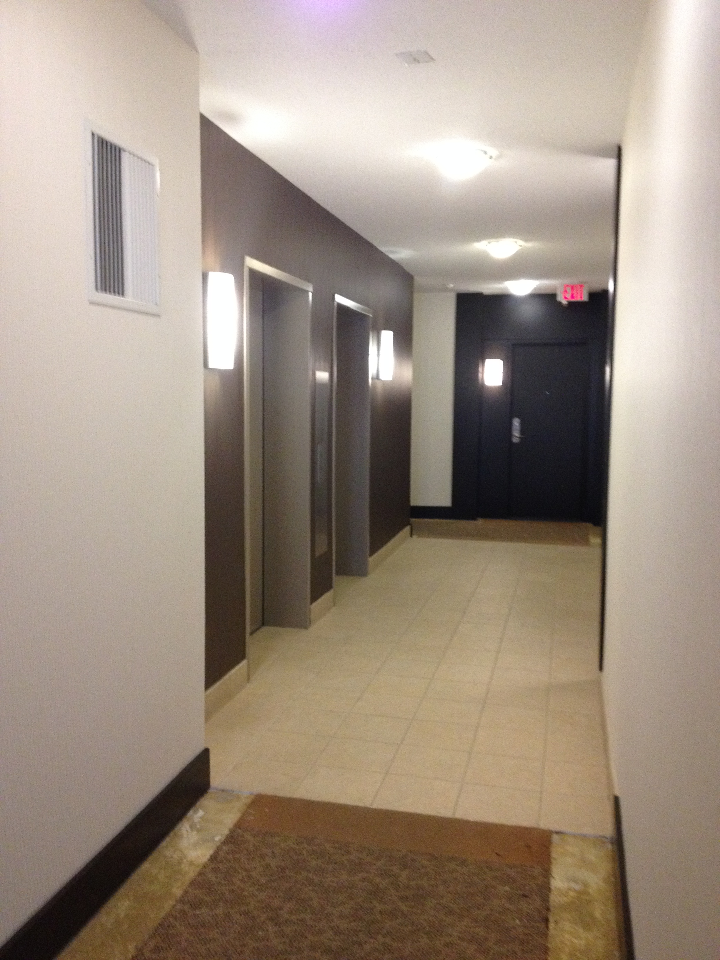 In Progress Feature Wall Vinyl Installation 
