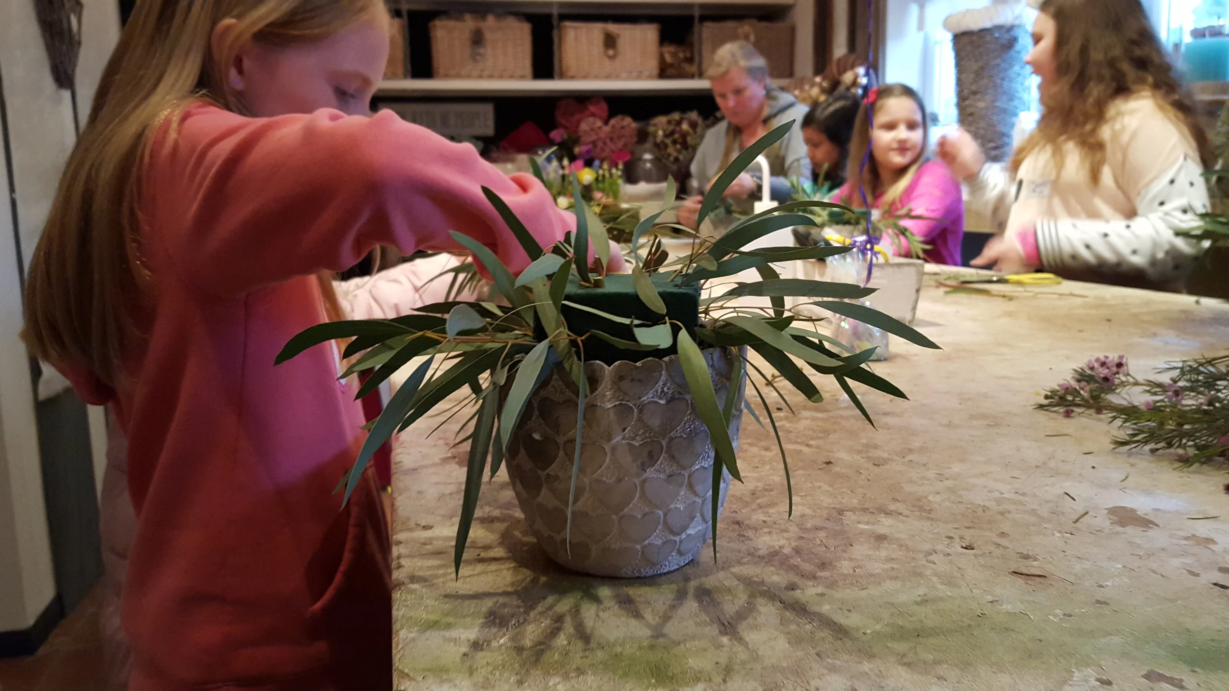 All in One Season Dutch Floral party. Adding foliage