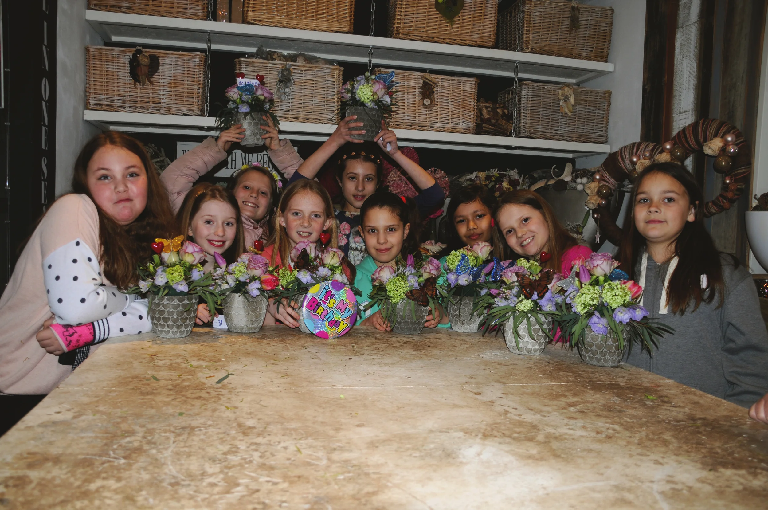 Dutch Floral Design childrens parties at All in One Season