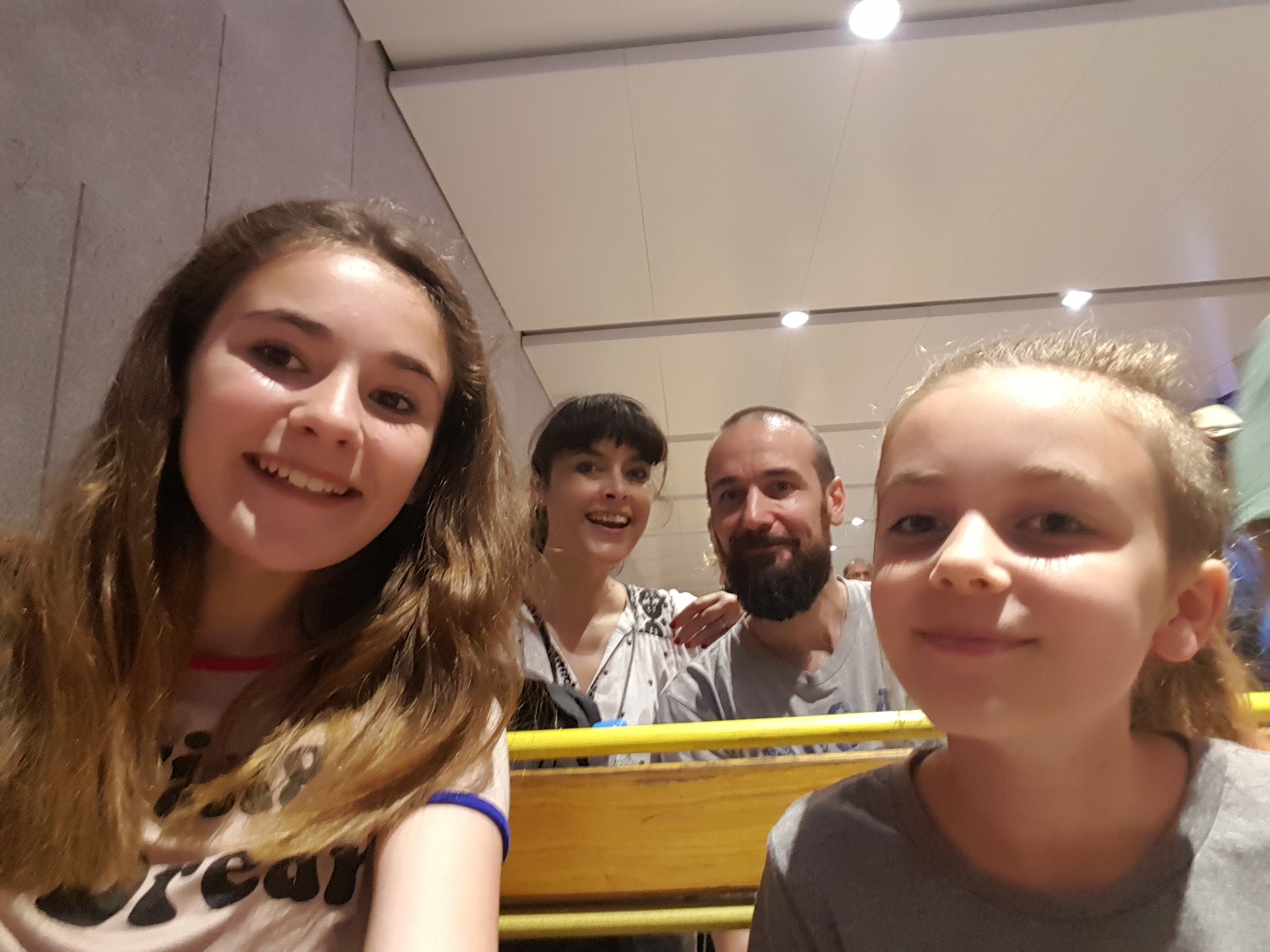 Taking the train down to the Postojna caves in Slovenia
