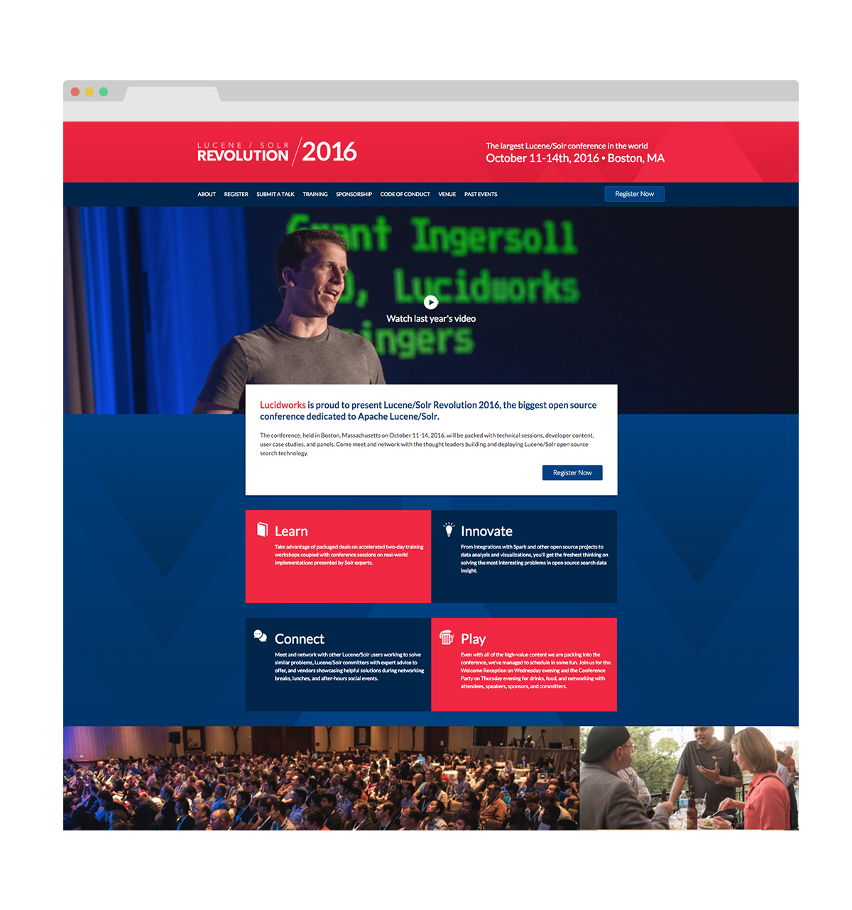 2016 Lucene/Solr Revolution website